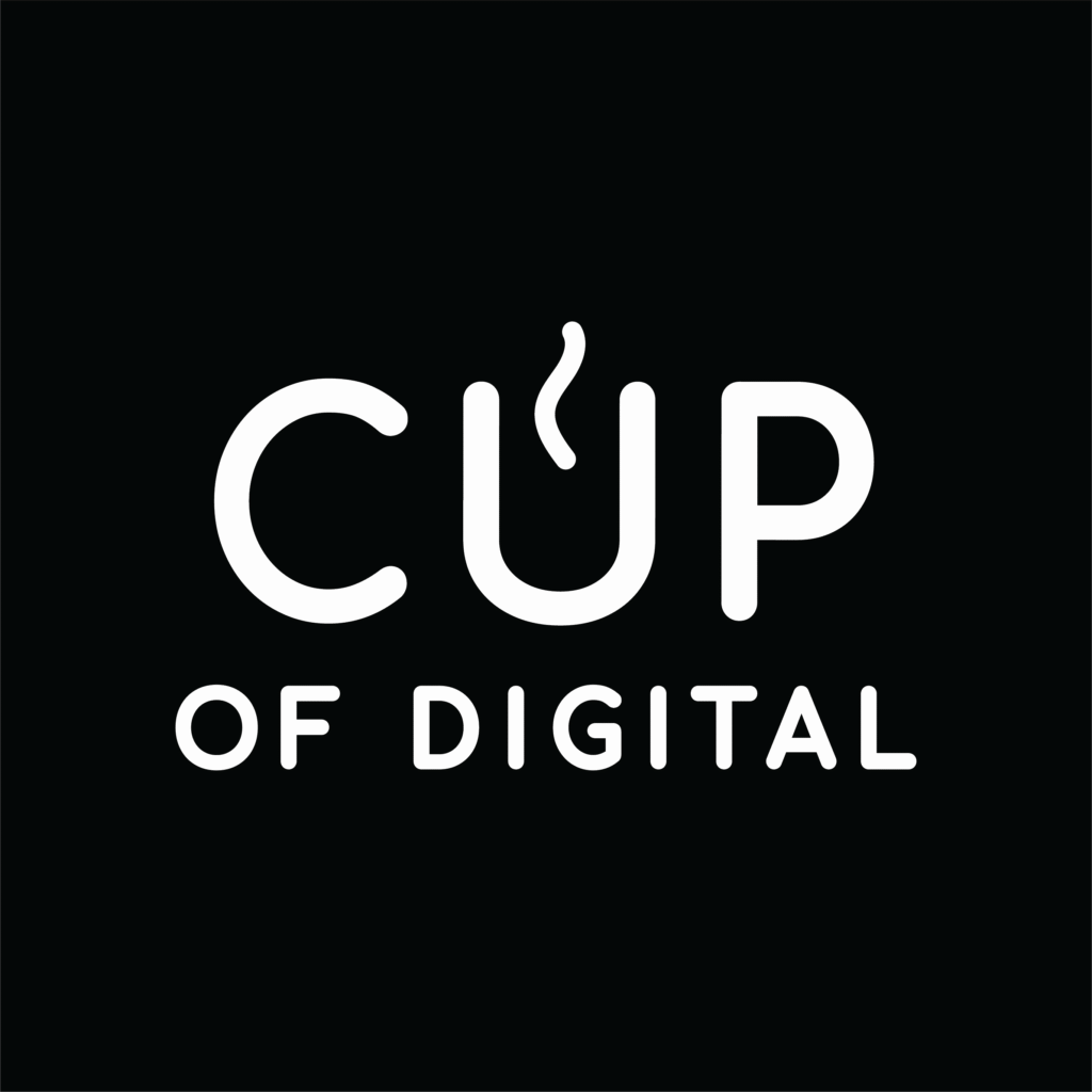 Cup of Digital Logo Black Square